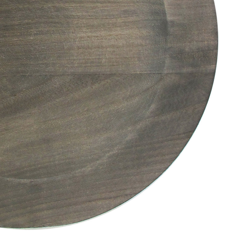 Wooden Charger Plate - Gray Finish for Rustic Elegance