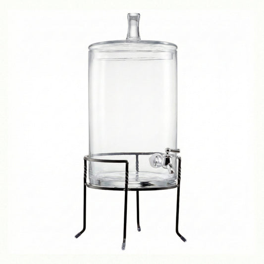 Dispenser with Metal Stand 2.5 Gal