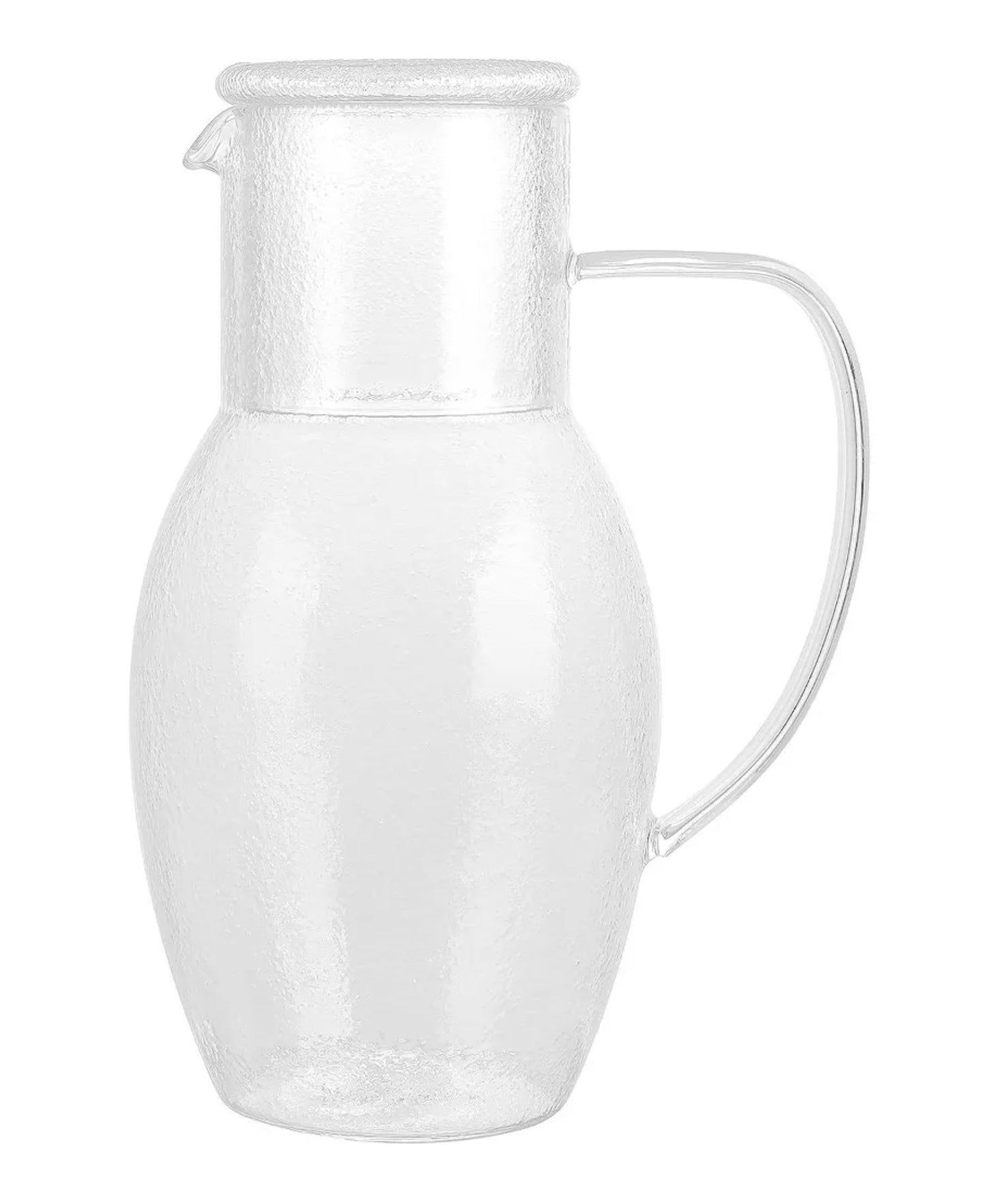 Clear Brosilicate Glass Pitcher Night Set 43.95 OZ.