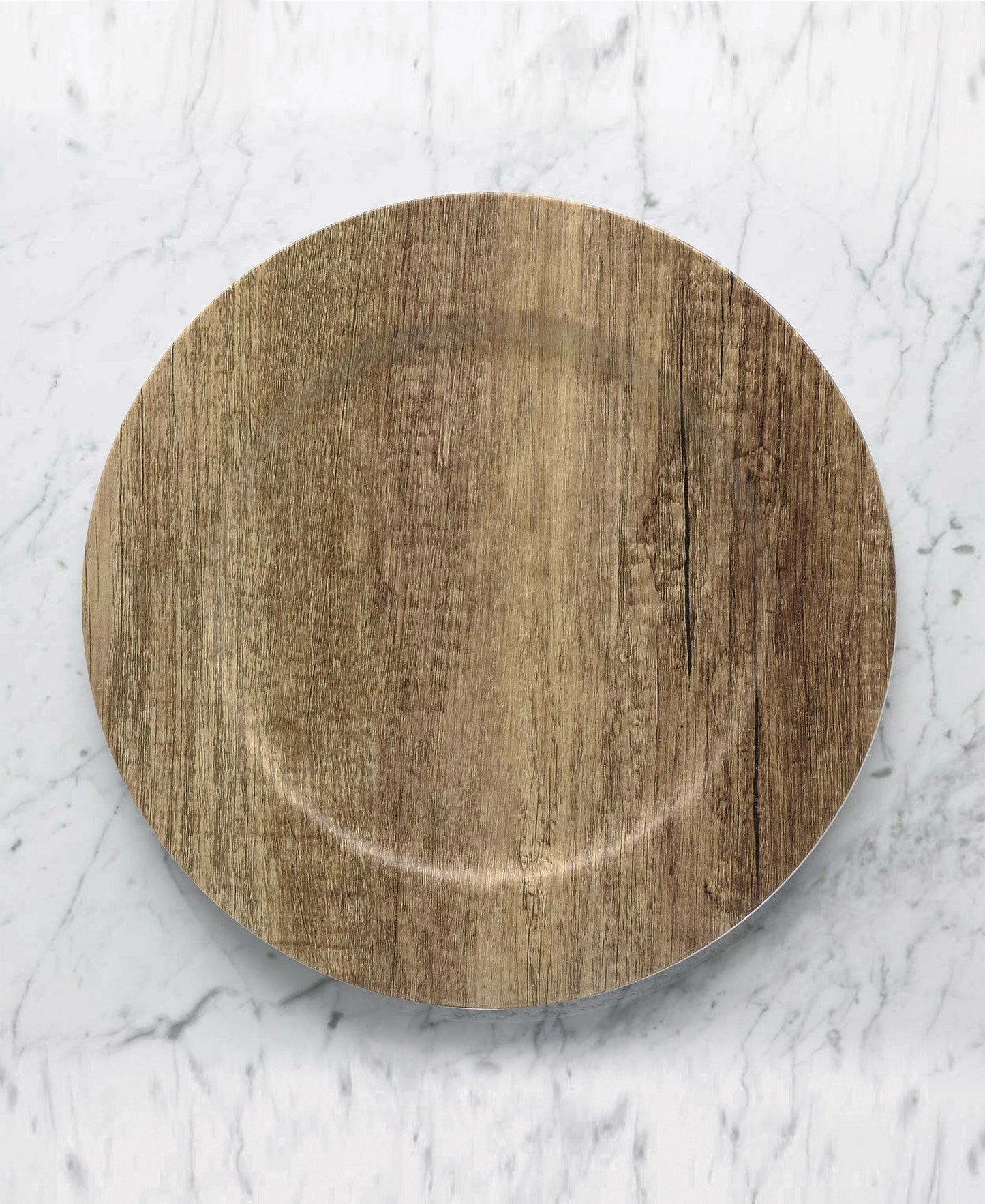 POPLAR ASH CHARGER PLATE 13"D 12 PC SET