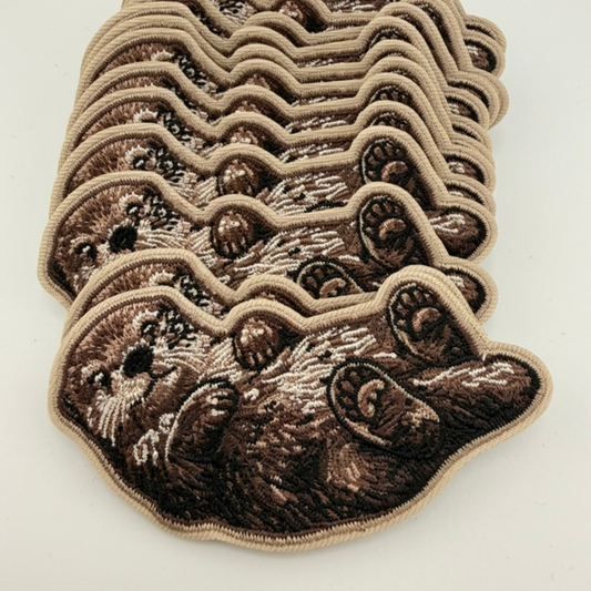 3" OTTER - Embroidered Hat Patch