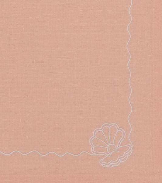 Hand Embroidered Marine Life Placemats 14" × 18" (Set of 4)