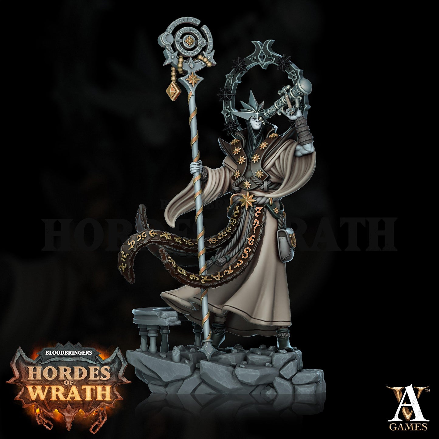 3D Printed Archvillain Games Arvad Esperidion Society Vol. XXII 28 32mm D&D