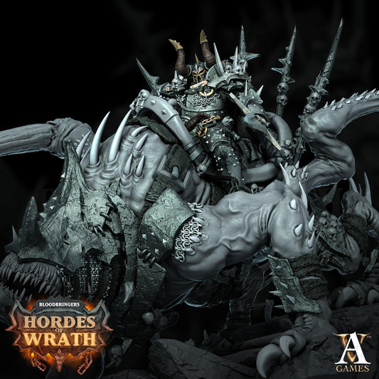 3D Printed Archvillain Games Bloodbringers - Hordes of Wrath Harbinger of Gorkal 28 32mm D&D