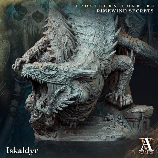 3D Printed Archvillain Games Frostburn Horrors Rimewind Secrets - Iskaldyr 28mm 32mm D&D