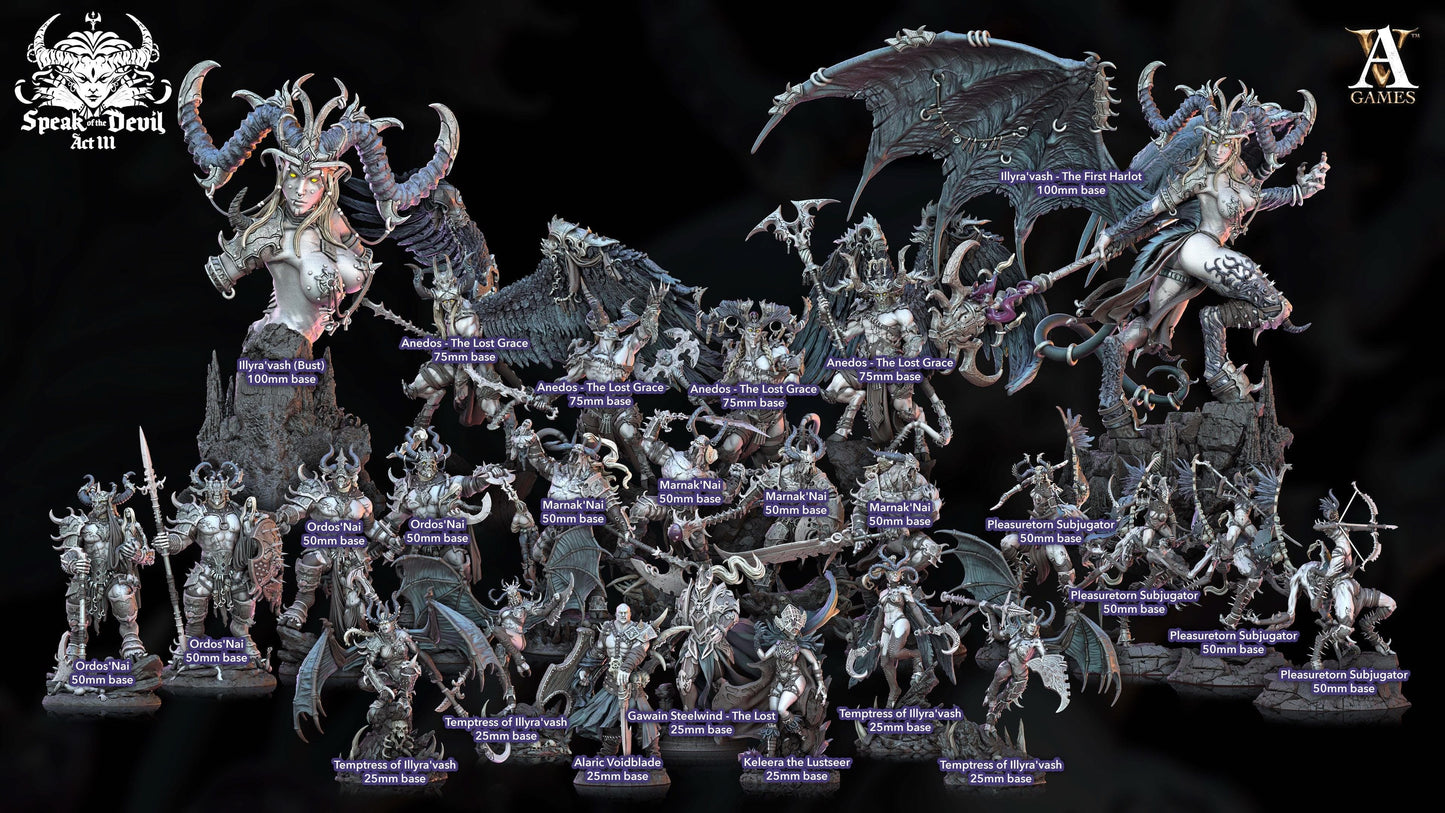 3D Printed Archvillain Games Ordos Nai Set Speak of the Devil Vol. III 28 32mm