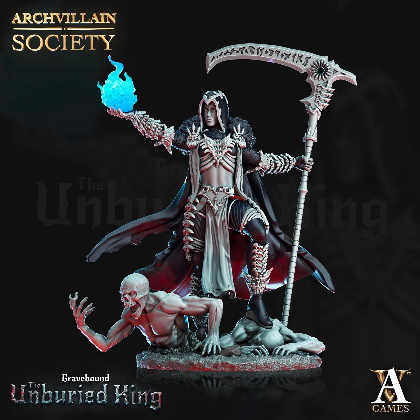 3D Printed Archvillain Games Thastilia Shadeborn Society Vol. XX 28 32mm D&D