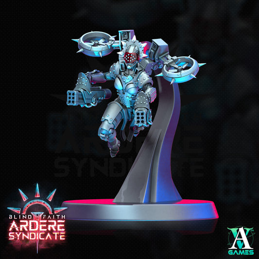 3D Printed Archvillain Games Valkyries Clean Base Set Arderite Valkyries Blind Faith - Ardere Syndicate 28 32mm D&D