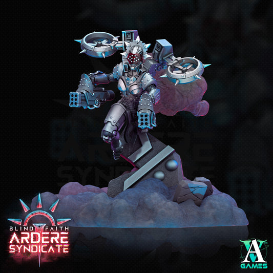 3D Printed Archvillain Games Valkyries Scenic Base Set Arderite Valkyries Blind Faith - Ardere Syndicate 28 32mm D&D