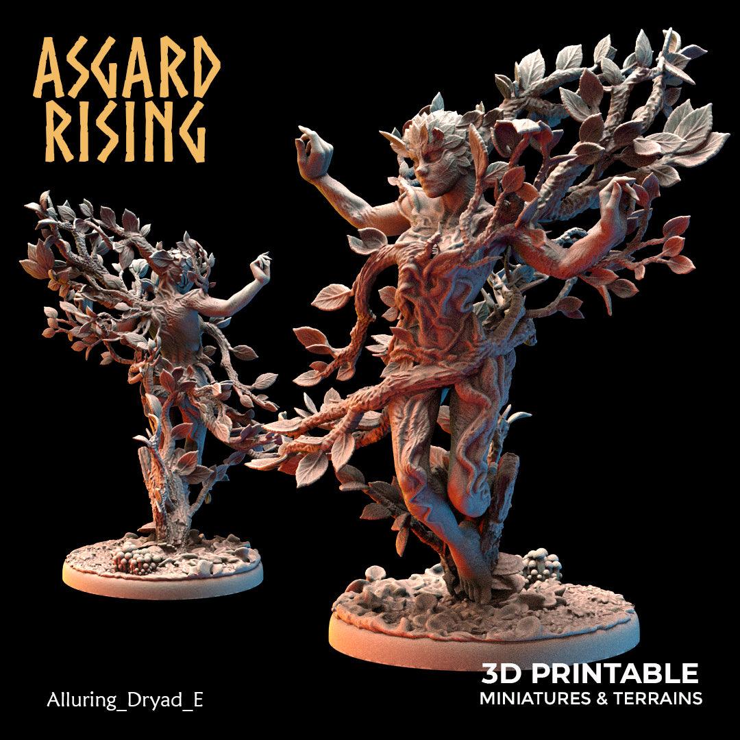 3D Printed Asgard Rising Alluring Dryads 28 32 mm Wargaming DnD