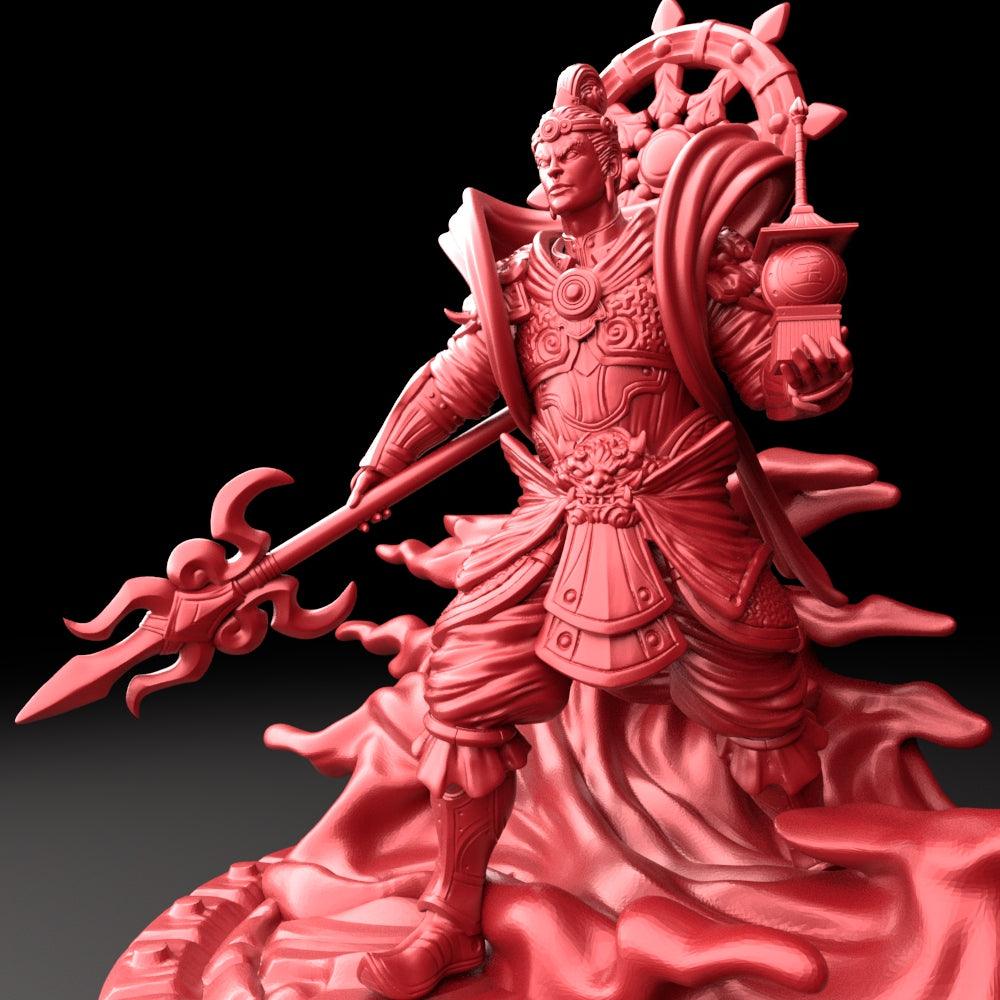 3D Printed Bestiary Vol. 5 Nafarrate - Bishamonten 32mm Ragnarok D&D