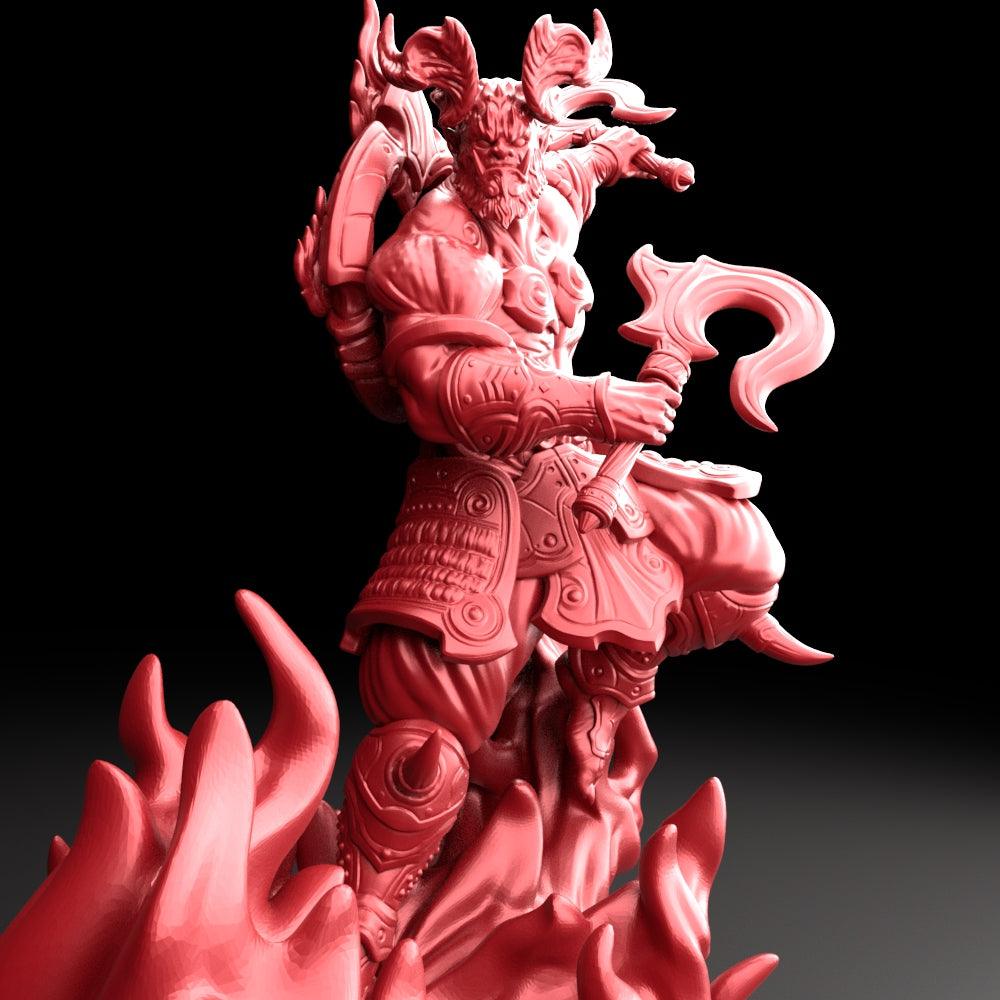 3D Printed Bestiary Vol. 5 Nafarrate Kagutsuchi - 32mm Ragnarok D&D