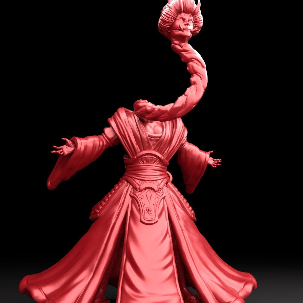 3D Printed Bestiary Vol. 5 Nafarrate - Rokurokubi 32mm Ragnarok D&D