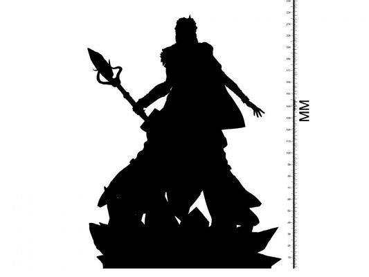 3D Printed Clay Cyanide Jaina Proudmoore 28 32 mm D&D
