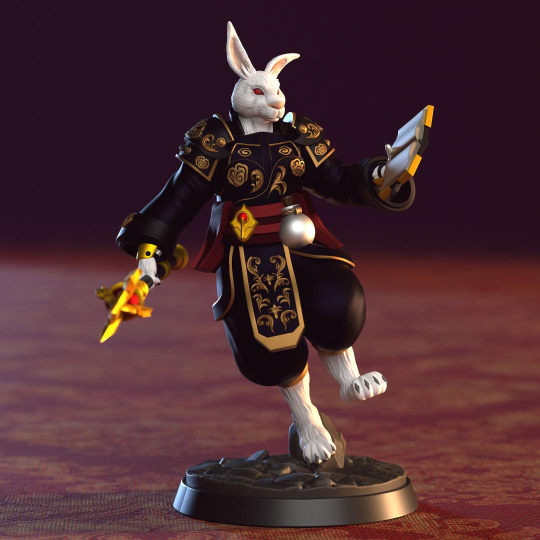 3D Printed Clay Cyanide Lunar Cottontails Factions Ragnarok D&D