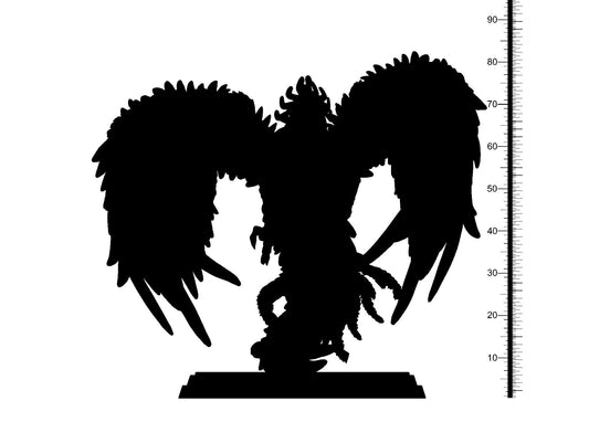 3D Printed Clay Cyanide Samjogo Three-Legged Crow Korean Mythology Ragnarok D&D