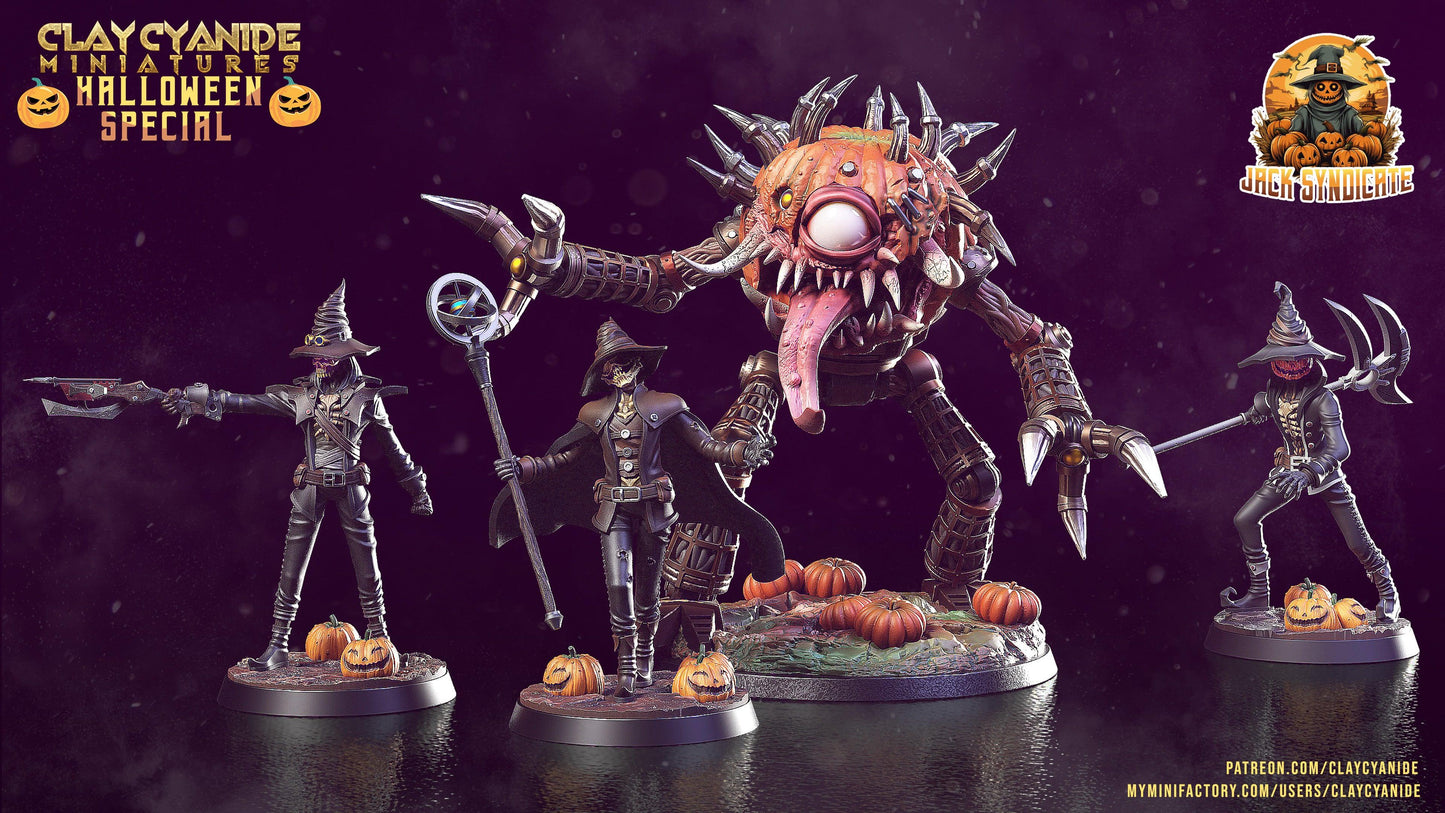 3D Printed Clay Cyanide Shadowbane The Jack Syndicate Set 28 32 mm D&D