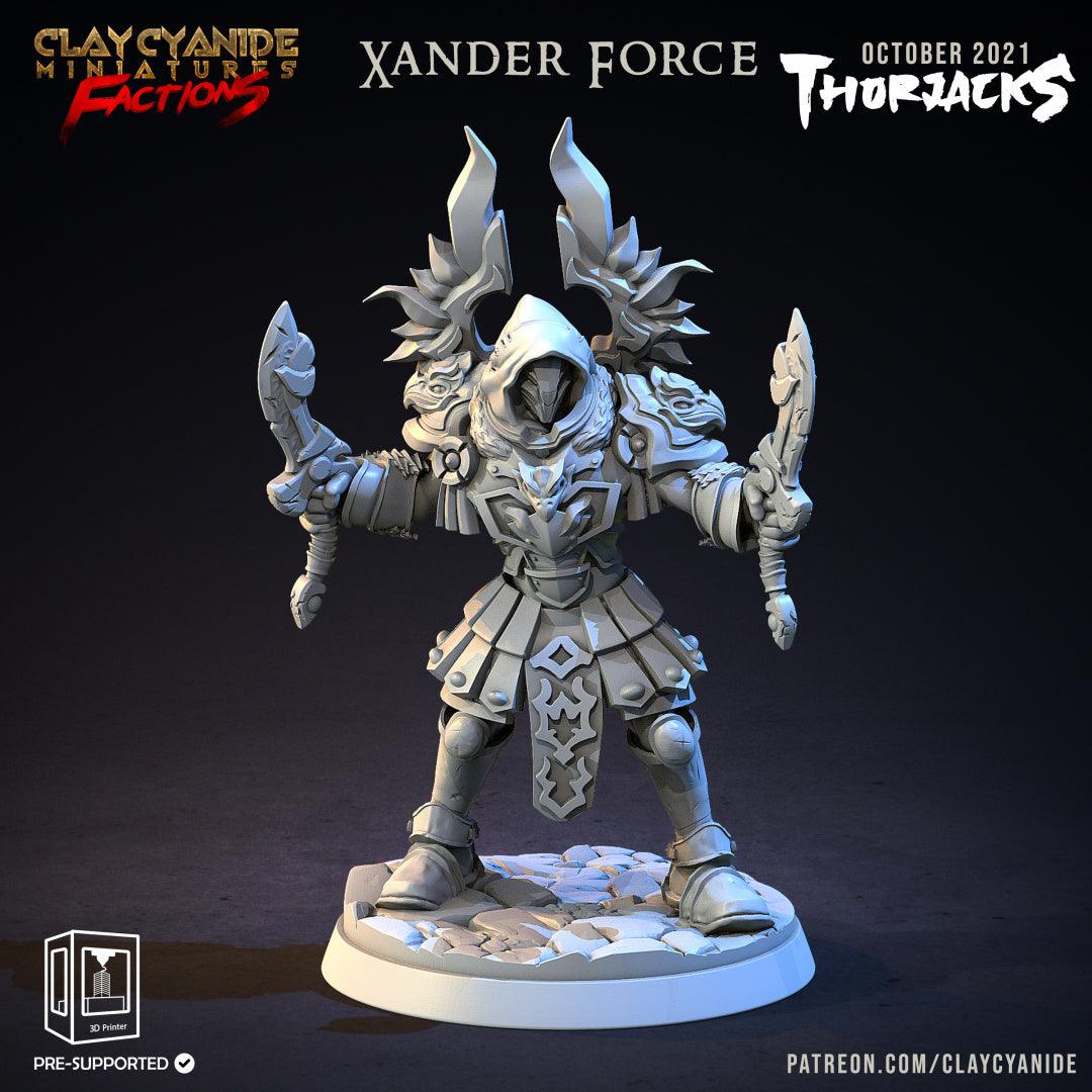 3D Printed Clay Cyanide Thorjacks Tribes Factions Ragnarok D&D