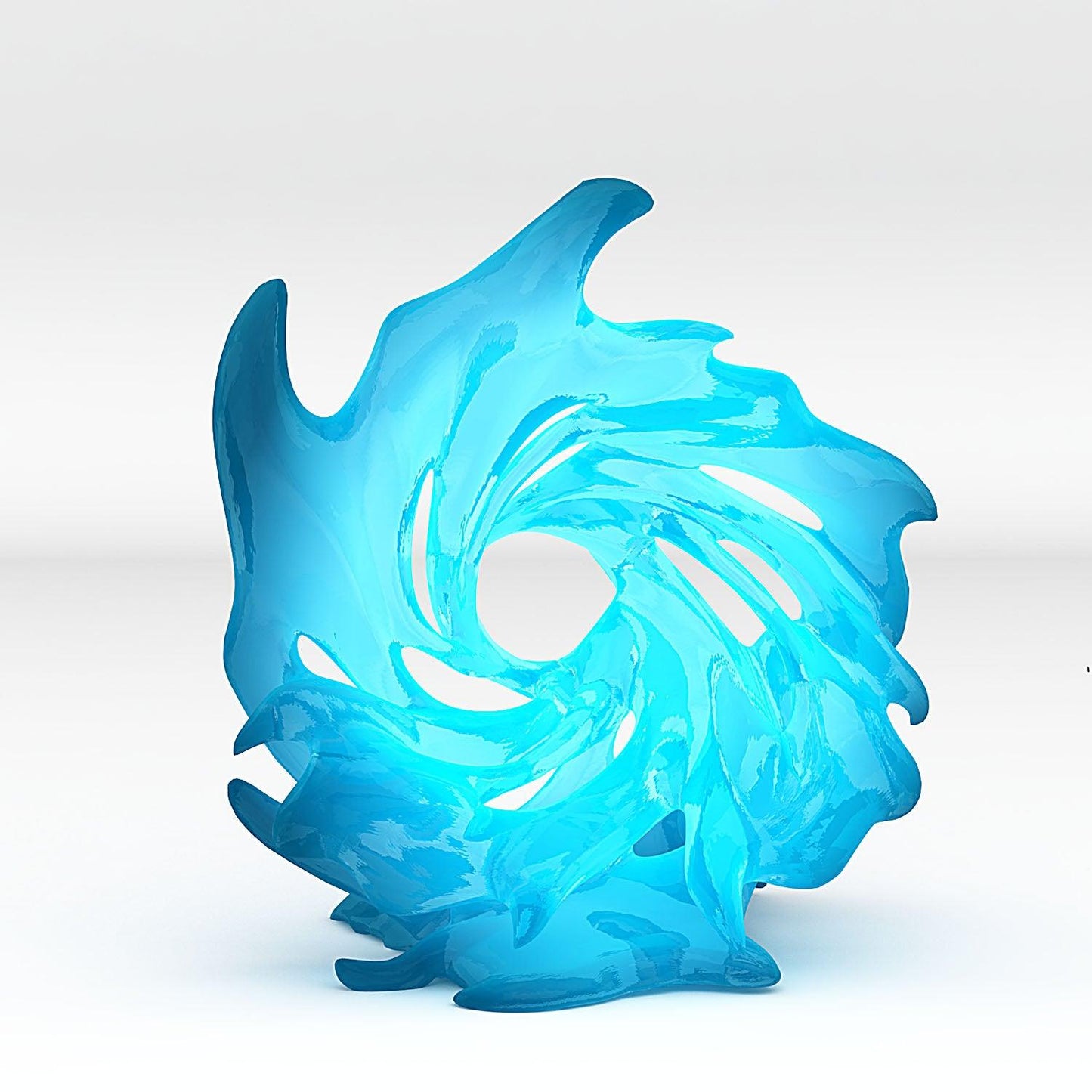 3D Printed Fantastic Plants and Rocks Pandora Portal With Its Water Vortex Effect 28mm - 32mm D&D Wargaming