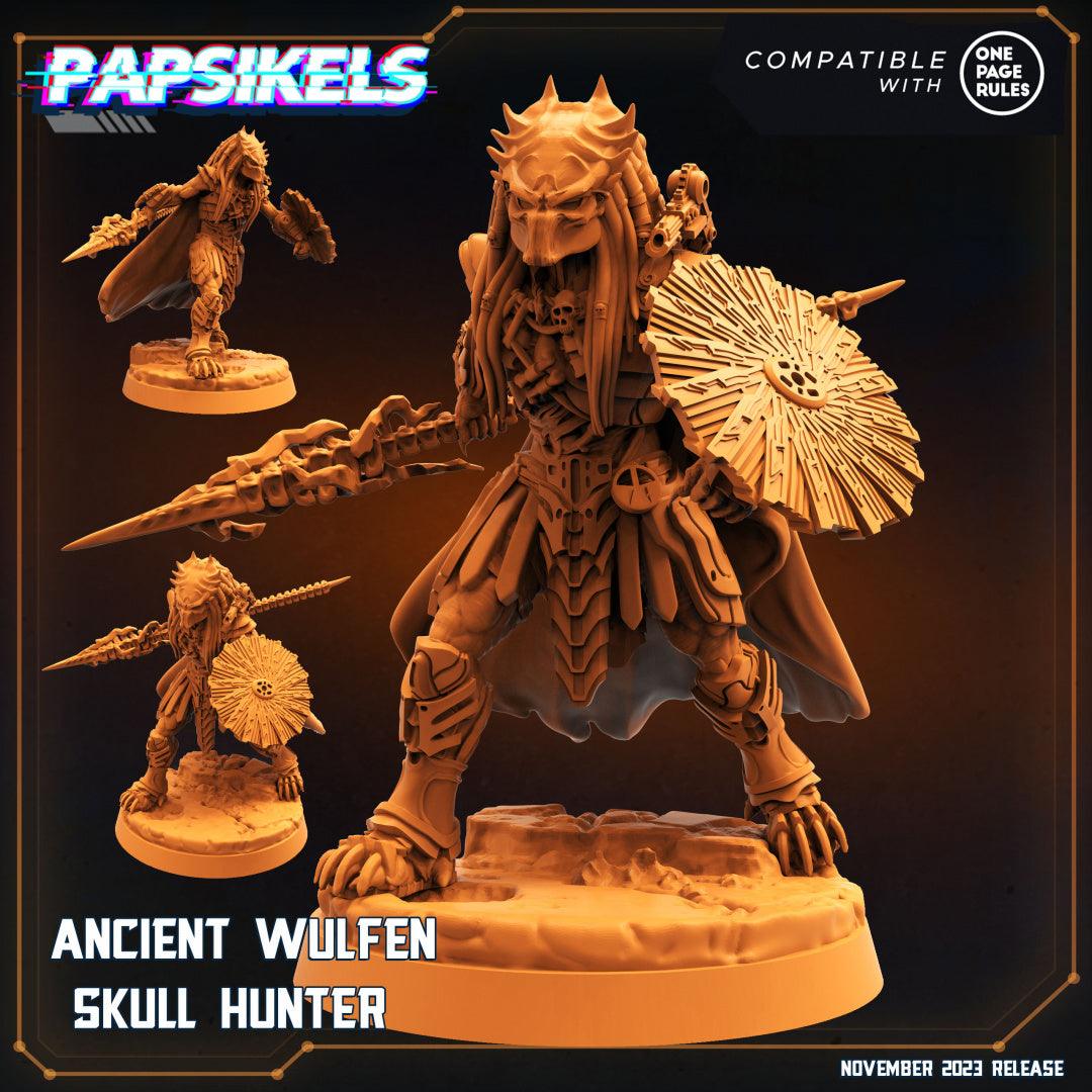 3D Printed Papsikels Ancient Wulfen Skull Hunter Set Skull Hunters Army Bundle 2 28mm 32mm