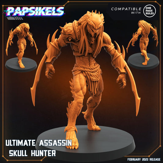 3D Printed Papsikels Assassin Skull Hunters Set 28mm 32mm