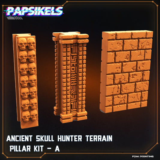 3D Printed Papsikels Cyberpunk Ancient Skull Hunter Modular Terrain - 28mm 32mm