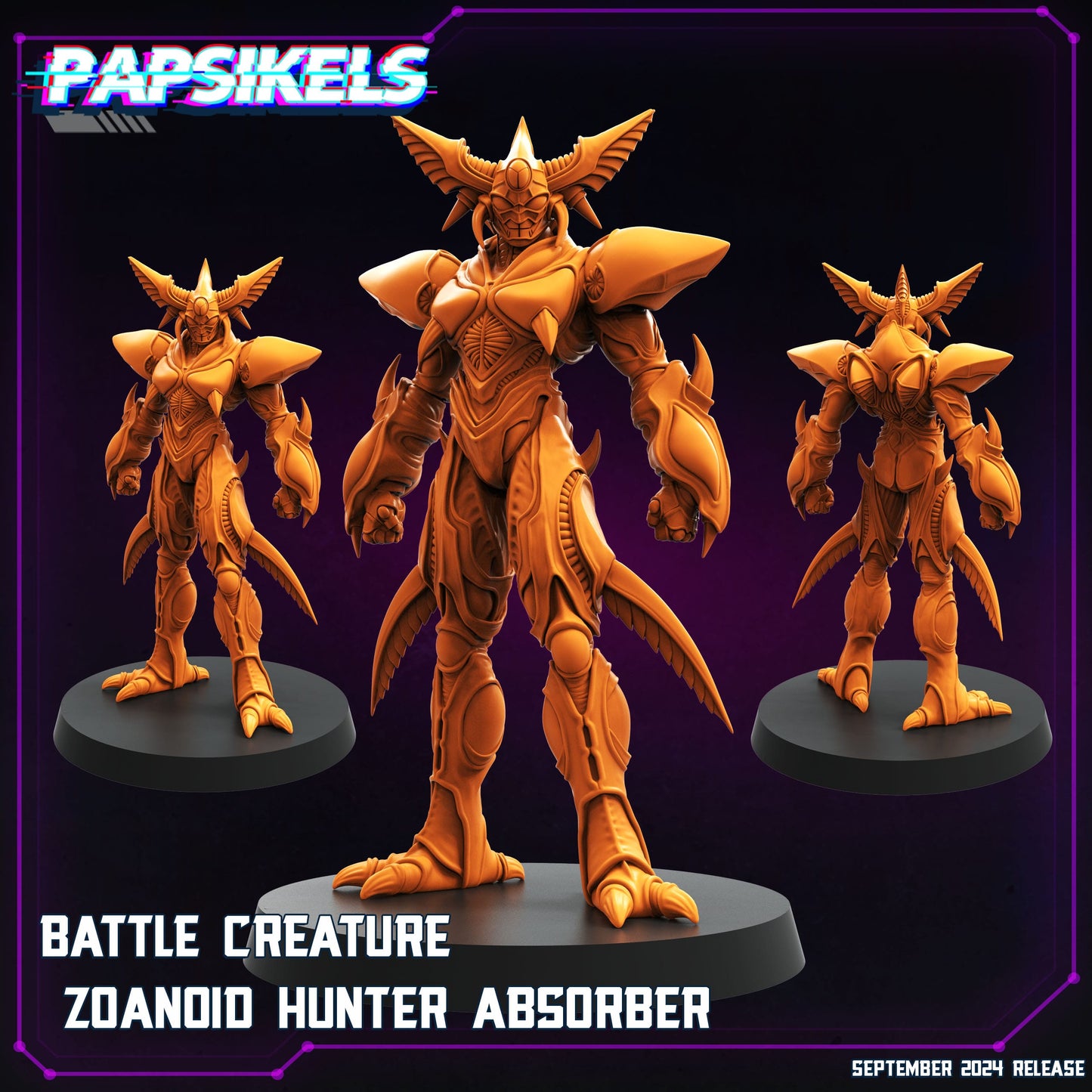 3D Printed Papsikels Founder Scientist Bussinessman Set SEPTEMBER 2024 CYBERPUNK 28mm 32mm