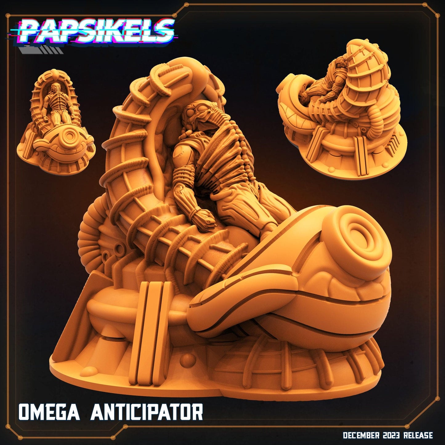 3D Printed Papsikels Omega Anticipator 28mm 32mm