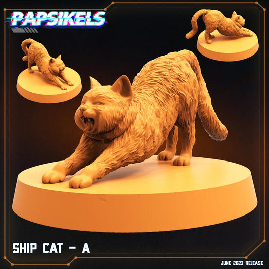 3D Printed Papsikels - Ship Cat Set - 28mm 32mm