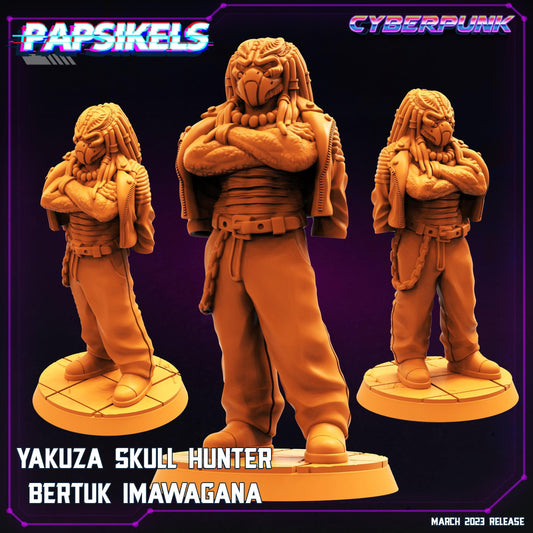3D Printed Papsikels - Yakuza Skull Hunter Set March 2023 Cyberpunk - 28mm 32mm