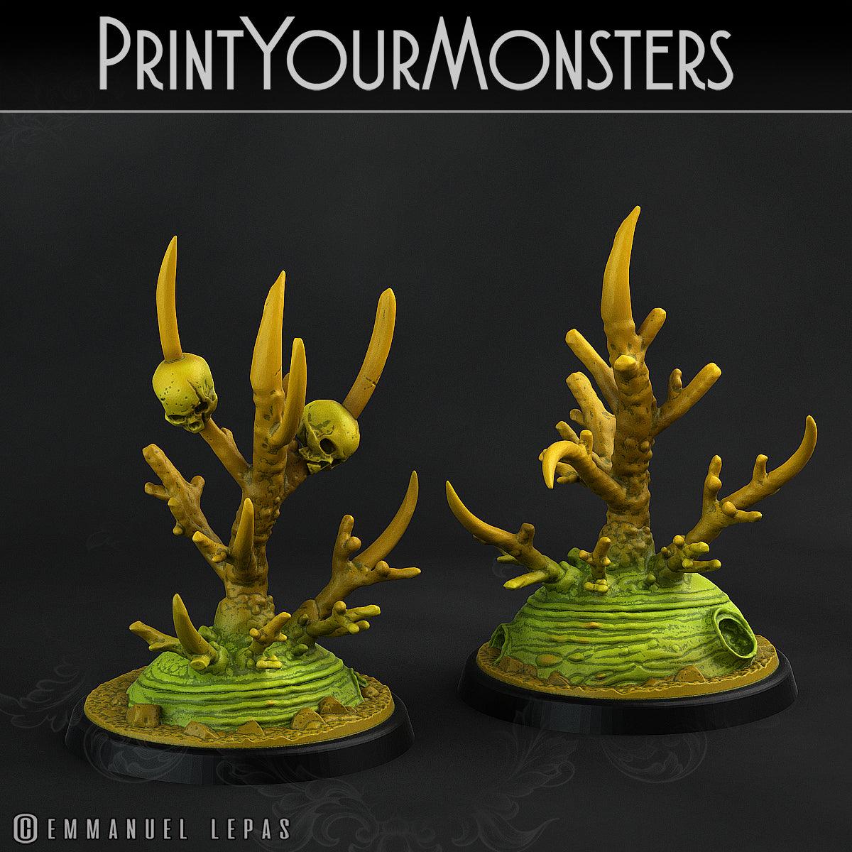 3D Printed Print Your Monsters Carniflora Jungle Predators Set 28mm - 32mm D&D Wargaming