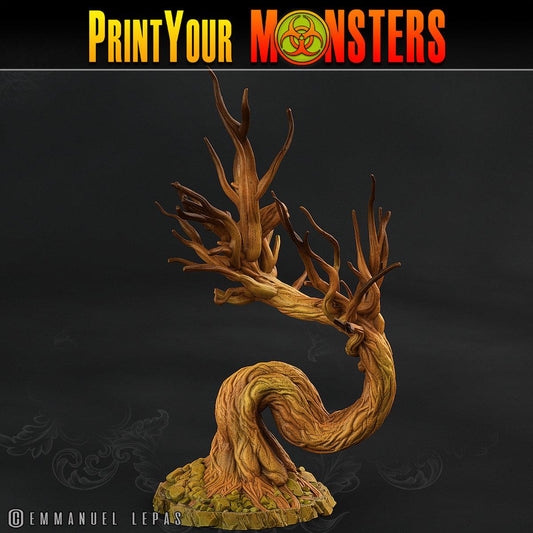 3D Printed Print Your Monsters Creepy Dark Trees The Shadowcreep Wood Set 28mm - 32mm D&D Wargaming