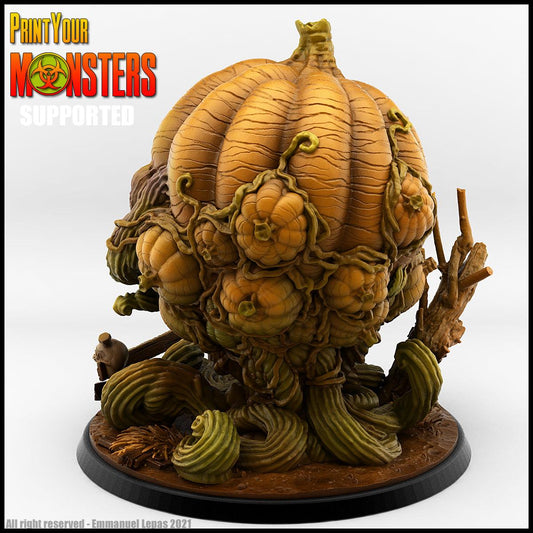 3D Printed Print Your Monsters Giant Pumpkin Pumpkins Attack Pack 28mm - 32mm D&D Wargaming