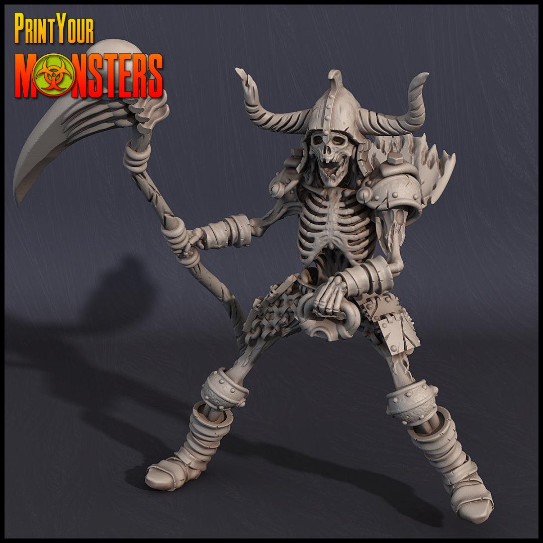 3D Printed Print your Monster Skeletons Set 28 32mm D&D