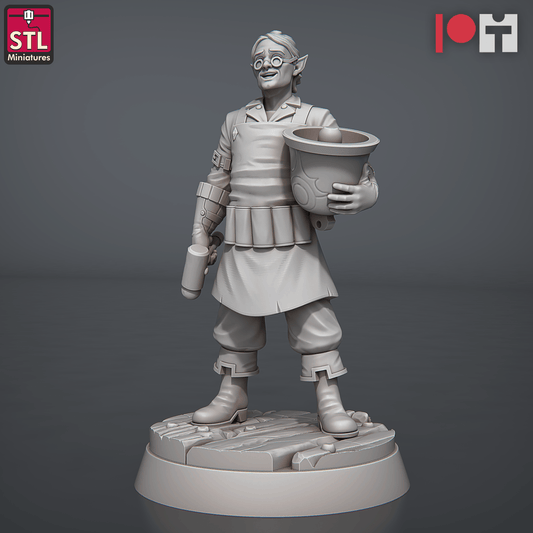 3D Printed STL Miniatures Bell Makers Set 28 - 32mm War Gaming D&D