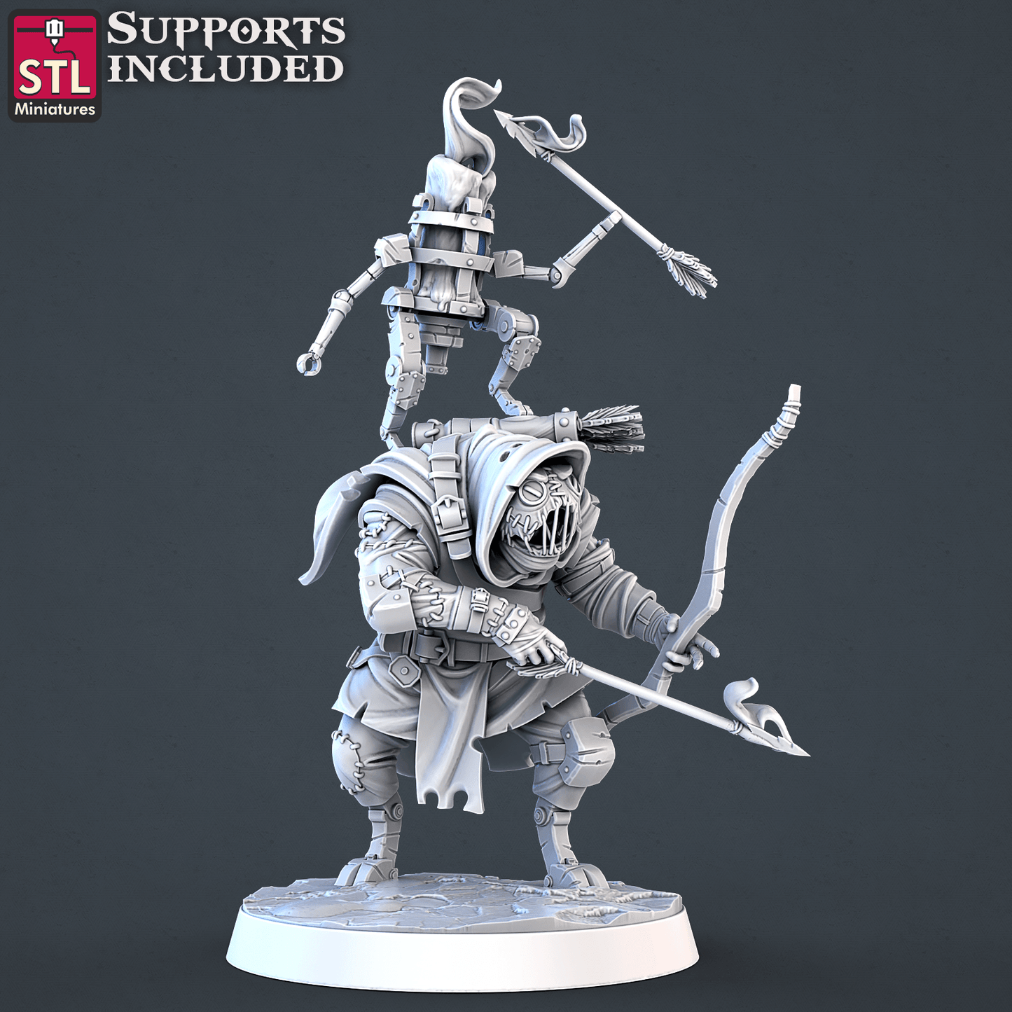 3D Printed STL Miniatures Constructor Set | 28 - 32mm War Gaming D&D
