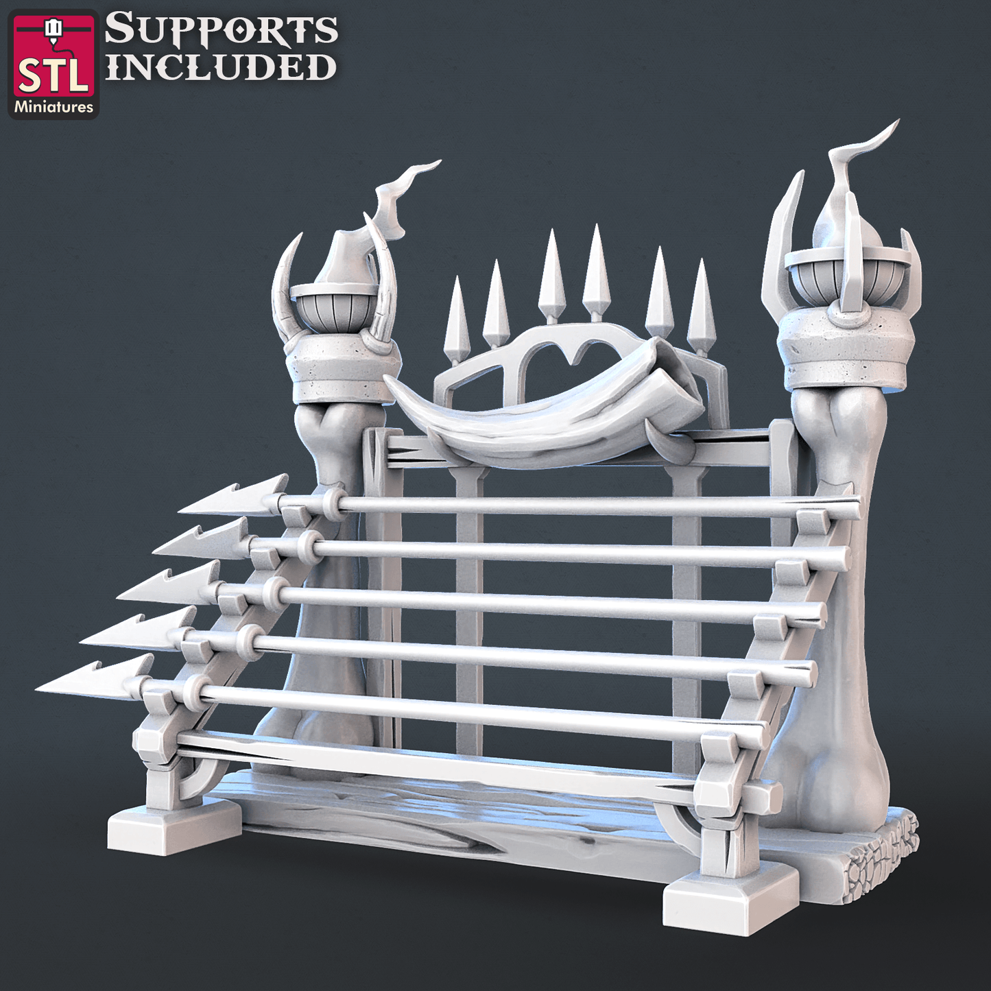 3D Printed STL Miniatures Dragon Hunters Set | 28 - 32mm War Gaming D&D