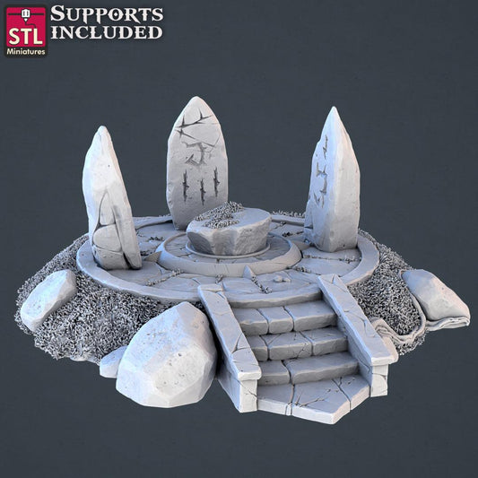 3D Printed STL Miniatures Forest Protectors Set 28 - 32mm War Gaming D&D