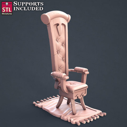 3D Printed STL Miniatures Lender Set Fantasy NPC 2 | 28 - 32mm War Gaming D&D