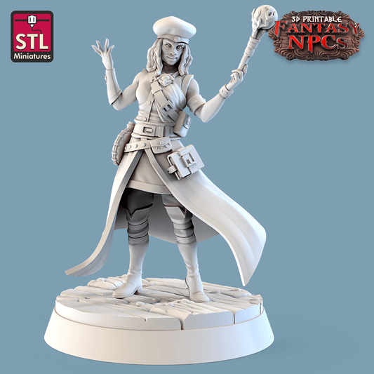 3D Printed STL Miniatures Magic Item Vendor Set Fantasy NPC 28mm - 32mm War Gaming D&D