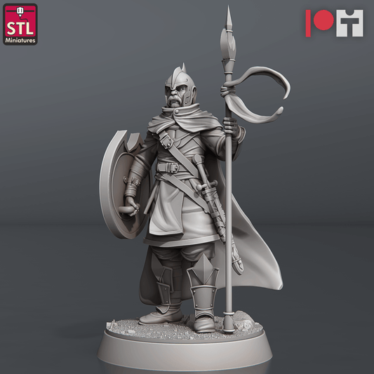 3D Printed STL Miniatures Nobles Set 28 - 32mm War Gaming D&D
