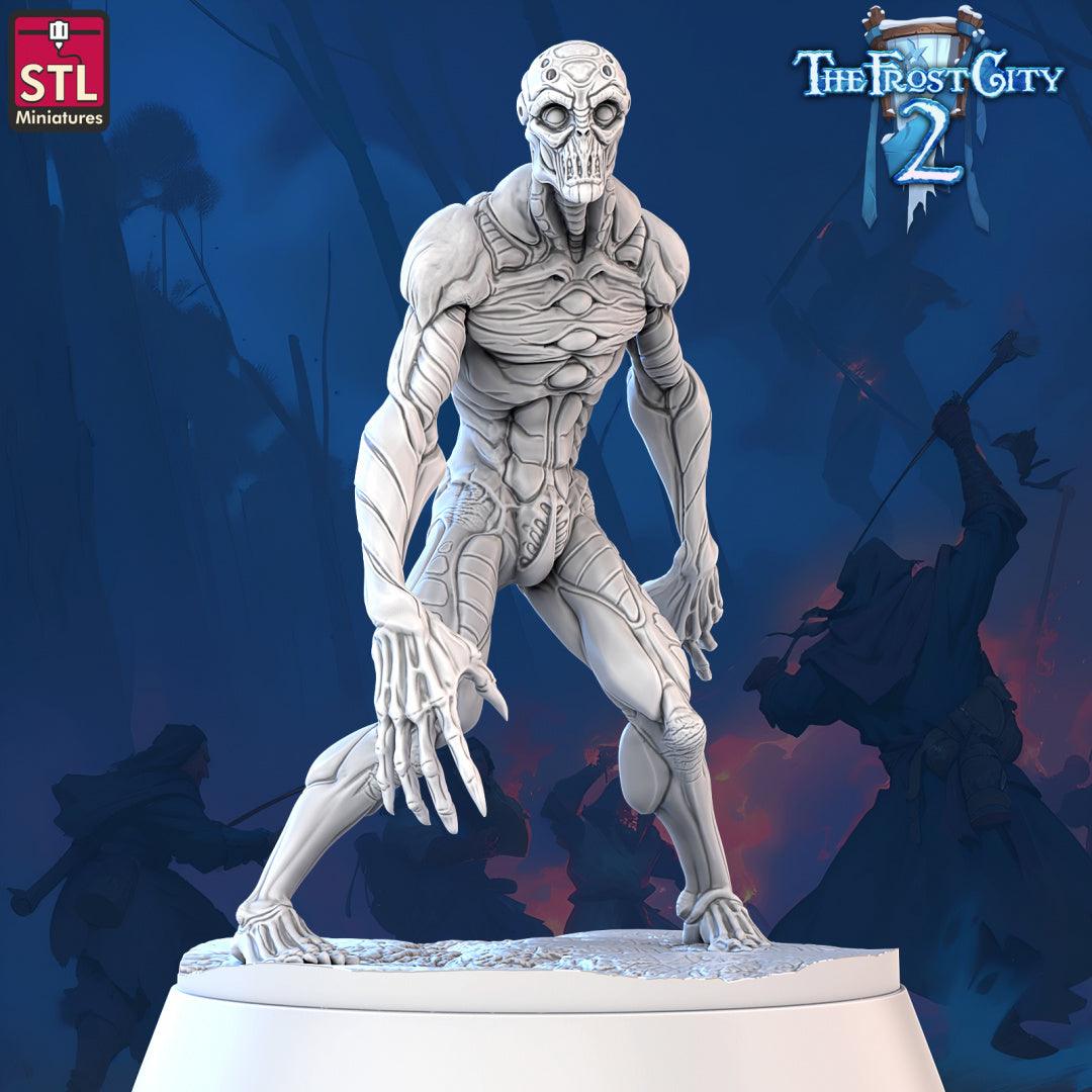 3D Printed STL Miniatures Nullmens The Frost City 2 28 - 32mm War Gaming D&D