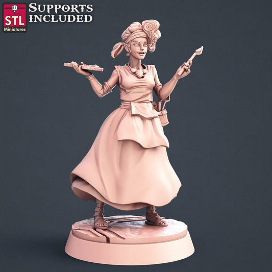 3D Printed STL Miniatures Painters Set 28 - 32mm War Gaming D&D