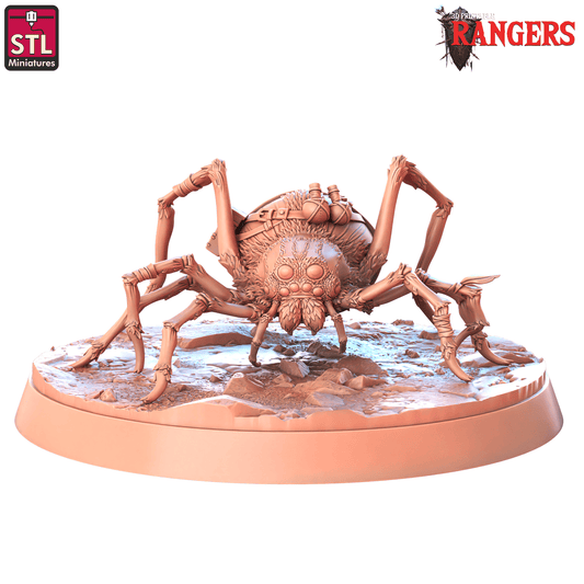 3D Printed STL Miniatures Rangers Spiders Rangers 28 - 32mm War Gaming D&D