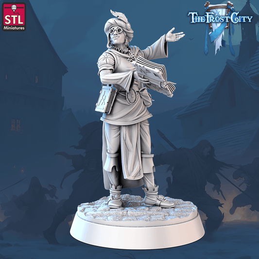 3D Printed STL Miniatures The Frost City Apprentices 28mm - 32mm War Gaming D&D