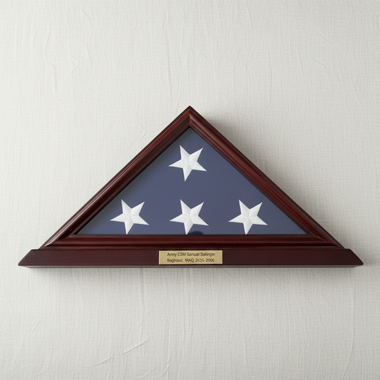 3'x5' Flag Display Case, Shadow Box (Not for Burial Funeral Flag)