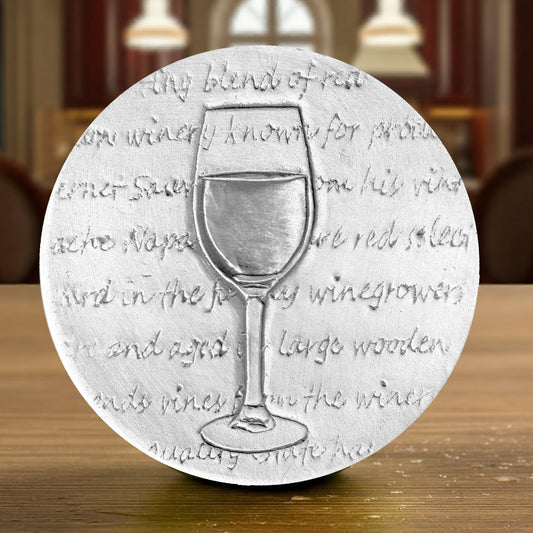 Red Wine Glass Drink Coasters