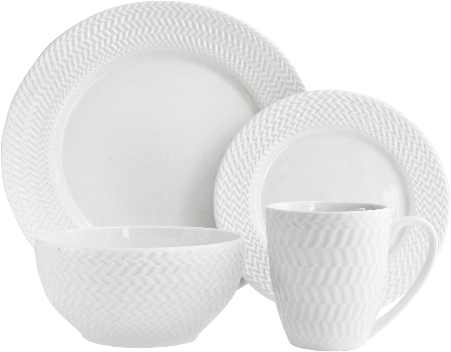 BRIDGETTE PORCELAIN 16PC DINNER SET