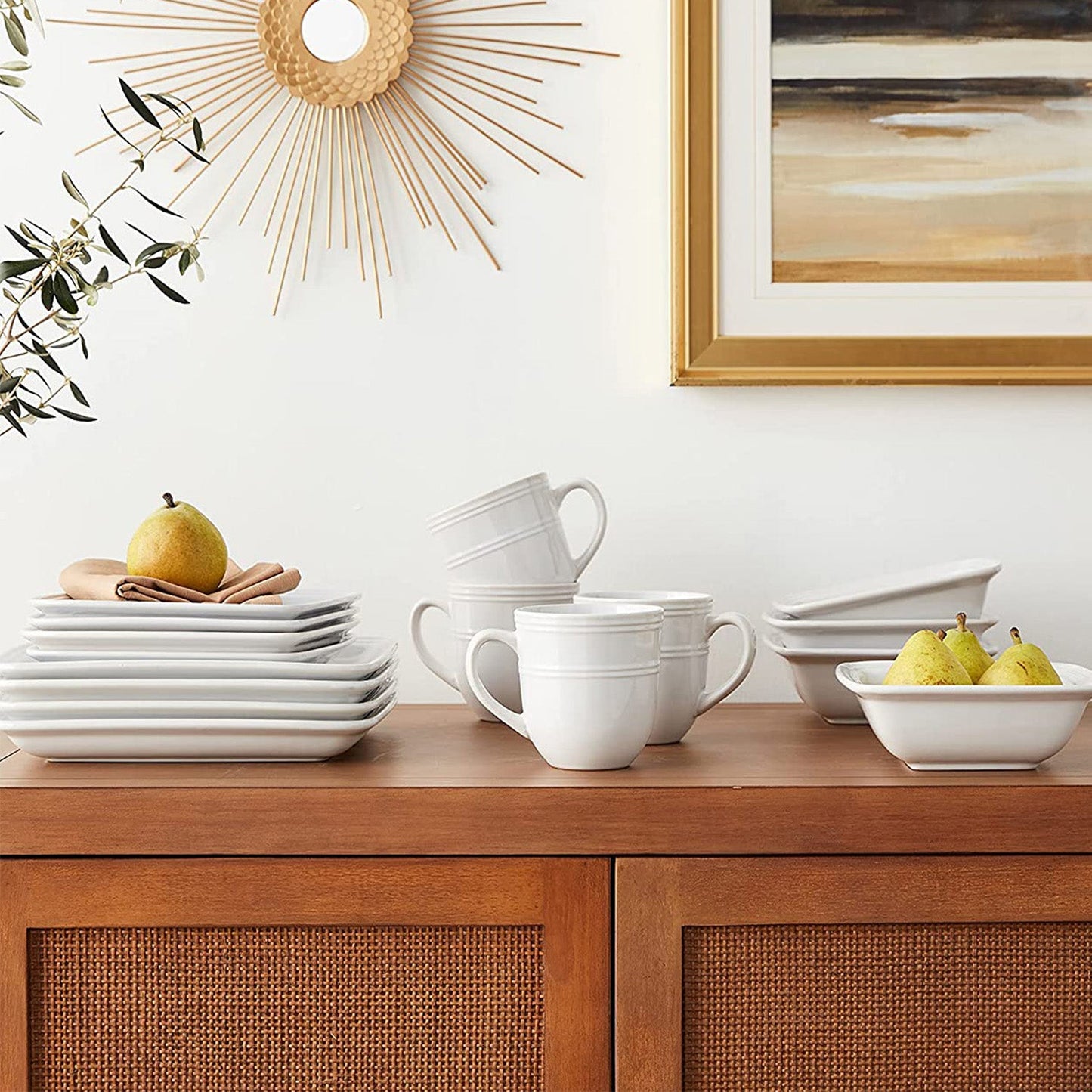 Madelyn Square 16-Piece Dinner Set
