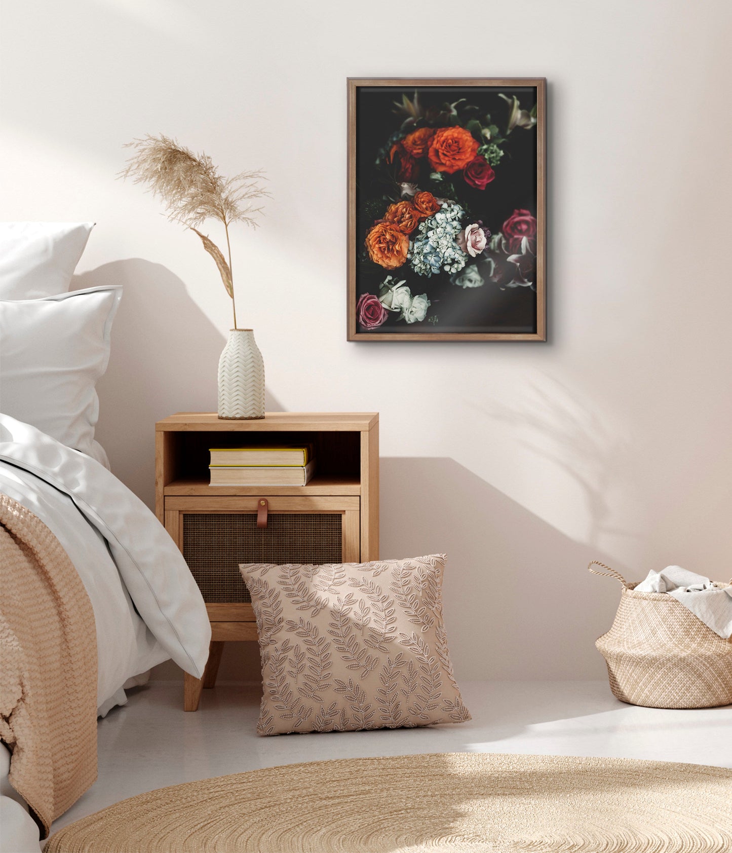 Blake Abundance Framed Printed Glass by Alicia Abla